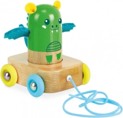 jucărie de tras și zornăitoare dragon VILAC