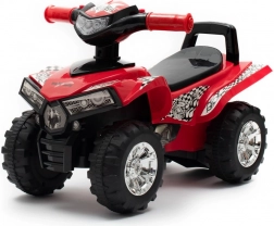 Trotinetă/push car pentru copii tip ATV cu sunete Baby Mix – roșu