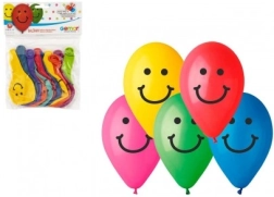 Baloane gonflabile cu imprimeu Smile 10 cm
