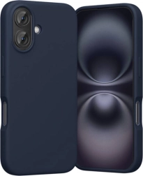 Husă din silicon Vention pentru iPhone 16 Plus cu MagSafe, albastră