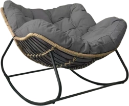 Fotoliu balansoar gri scandinav modern Cocoon