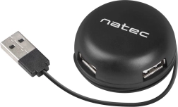 Hub USB Natec Bumblebee 4 porturi negru
