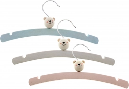 Hess umerașe de lemn Ursuleț 6 buc