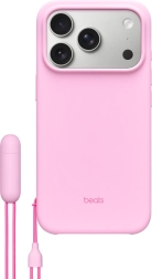 Husă de protecție cu curea beats kickstand pentru iphone 17 pro, compatibilă cu magsafe, roz bronzat
