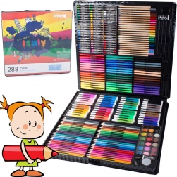 Set artistic de pictură în geantă 288 buc