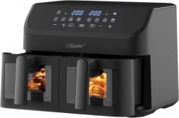 friteuză cu aer cald cu sertar dublu 2×4,5 l 2000 W MAESTRO MR-758