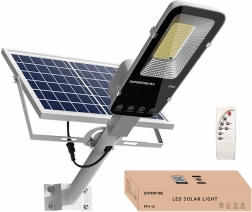 lampă stradală solară Superfire 63 W, 500 lm, cu telecomandă