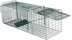 Capcană vie pentru jderi și pisici 93,5 × 31 × 31 cm