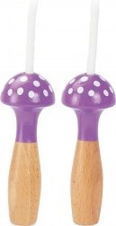 Sfoară de sărit mov cu buline VILAC