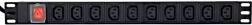 Șină de alimentare rack PDU 10xC13 1U 16A 2m