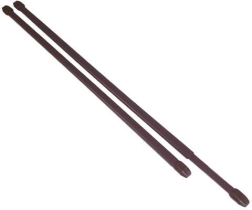 Tijă telescopică pentru vitraj 50–90 cm, metalică, maro, set 2 buc.