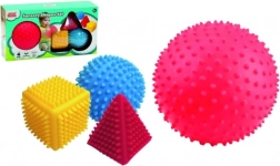 Set senzorial de forme geometrice LITTLE HERO, 4 bucăți