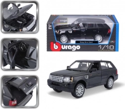 Model metalic BBURAGO RANGE ROVER SPORT 1:18, negru