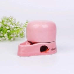 Adăpătoare ceramică pentru animale de companie 230 ml – roz