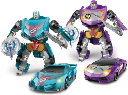 Autorobot cu sabie - Mașină sport transformată