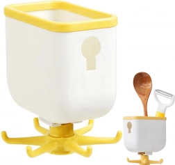 Umeraș pentru ustensile de bucătărie cu cârlige rotative