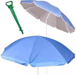 Umbrelă de plajă și grădină cu protecție UV 150 cm, albastră