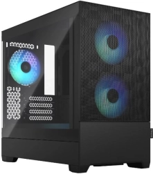 Carcasă PC Pop Mini Air RGB Neagră TG transparentă