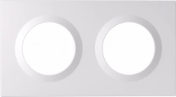 Ramă pentru întrerupător dublu SONOFF Orb EF2G, alb