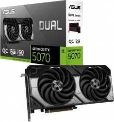 Asus Dual GeForce RTX 5070 12 GB GDDR7 placă grafică