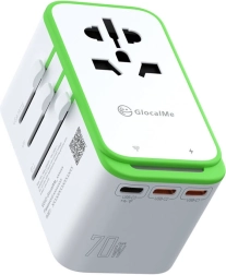 Adaptor de călătorie universal cu hotspot Wi‑Fi 4G/LTE GLOCALME Roamplug (70 W)