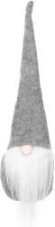 Spiriduș decorativ de Crăciun pentru așezat în picioare – Gri