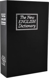 seif ascuns în carte – carte-seif, negru