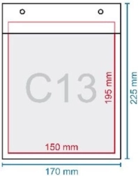 Plic cu bule C13 170 × 225 mm AROFOL