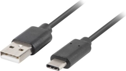 Cablu USB C la A negru 1,8 m