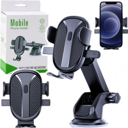 Suport auto universal și robust pentru telefon – parbriz, bord și grilă de ventilație