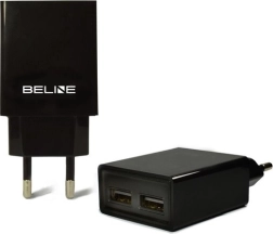 Încărcător de rețea 2× USB 2 A negru