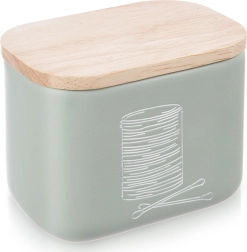 Cutie verde pentru bețișoare cosmetice și dischete demachiante GREENISH