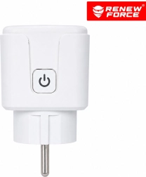 Priză Wi-Fi inteligentă RENEW FORCE 16 A cu măsurarea consumului
