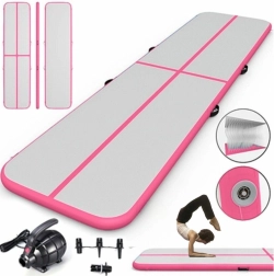 Saltea airtrack gimnastică gonflabilă 400 × 100 × 10 cm