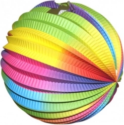 Lampion Koule Curcubeu 25 cm