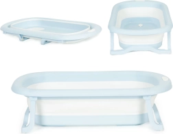 Cadă turistică pliabilă pentru copii cu scurgere, gri