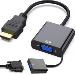 Adaptor HDMI la VGA (D-Sub) – negru