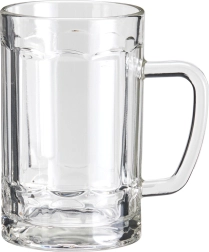 Halbă de bere din sticlă 330 ml