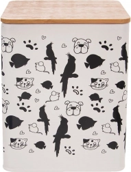 Recipient metalic pentru hrană 3 l