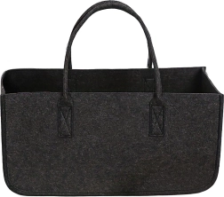 Geantă din pâslă pentru lemne de foc 50 × 25 × 25 cm, antracit