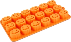 Formă de silicon pentru gheață, în formă de dovleac, pentru Halloween