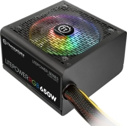 Thermaltake Litepower II Black 750 W – sursă de alimentare ATX cu PFC activ și ventilator silențios de 120 mm