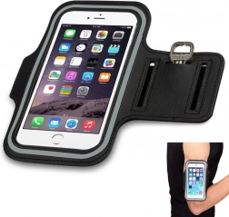 Husă sport pentru braț pentru telefon – negru