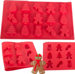 Formă de copt din silicon pentru Crăciun