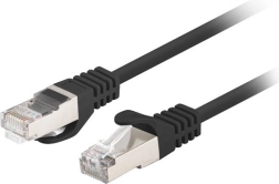Patch cable Cat.6 FTP 1,5 m – pachet 10 buc, negru