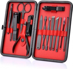 Set manichiură 16 piese pentru îngrijirea unghiilor și cuticulelor