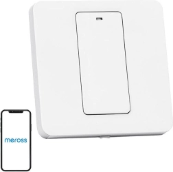 Întrerupător inteligent de perete Wi‑Fi MEROSS MSS510X EU cu suport HomeKit