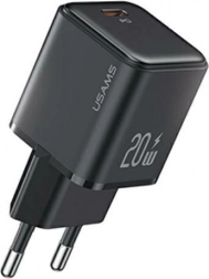 Încărcător de rețea 1xUSB-C PD 3.0 20W Negru Rapid