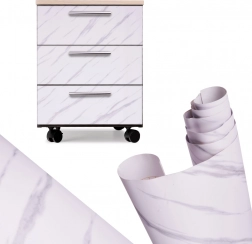 Folie autocolantă marmură albă Jazz 1,22 × 50 m