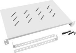 Poliță Lanberg pentru dulap de distribuție 19" 1U 483 × 300 mm gri - 1 bucată